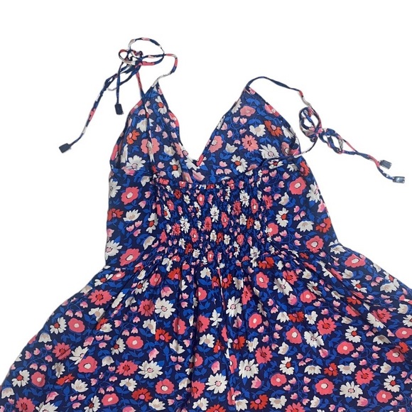 Kate Spade New York French Navy Floral Print Botany Bay Romper Cover Up Size XS - Picture 10 of 15